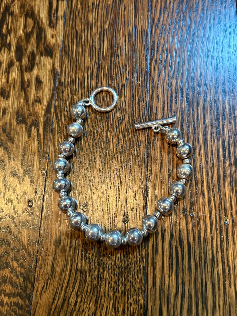 Silver Ball Chain Bracelet